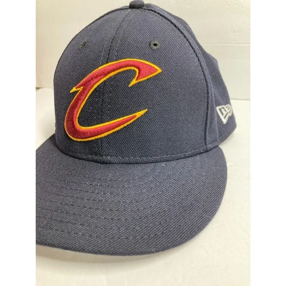Cleveland Cavaliers Cap Hat Adult 7 1/2 Blue Wool Fitted NBA Basketball Cavs - Picture 3 of 16
